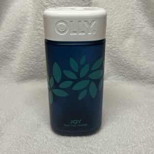 OLLY Joy Jar Refillable Glass Bottle Vitamin Container Limited Edition EMPTY